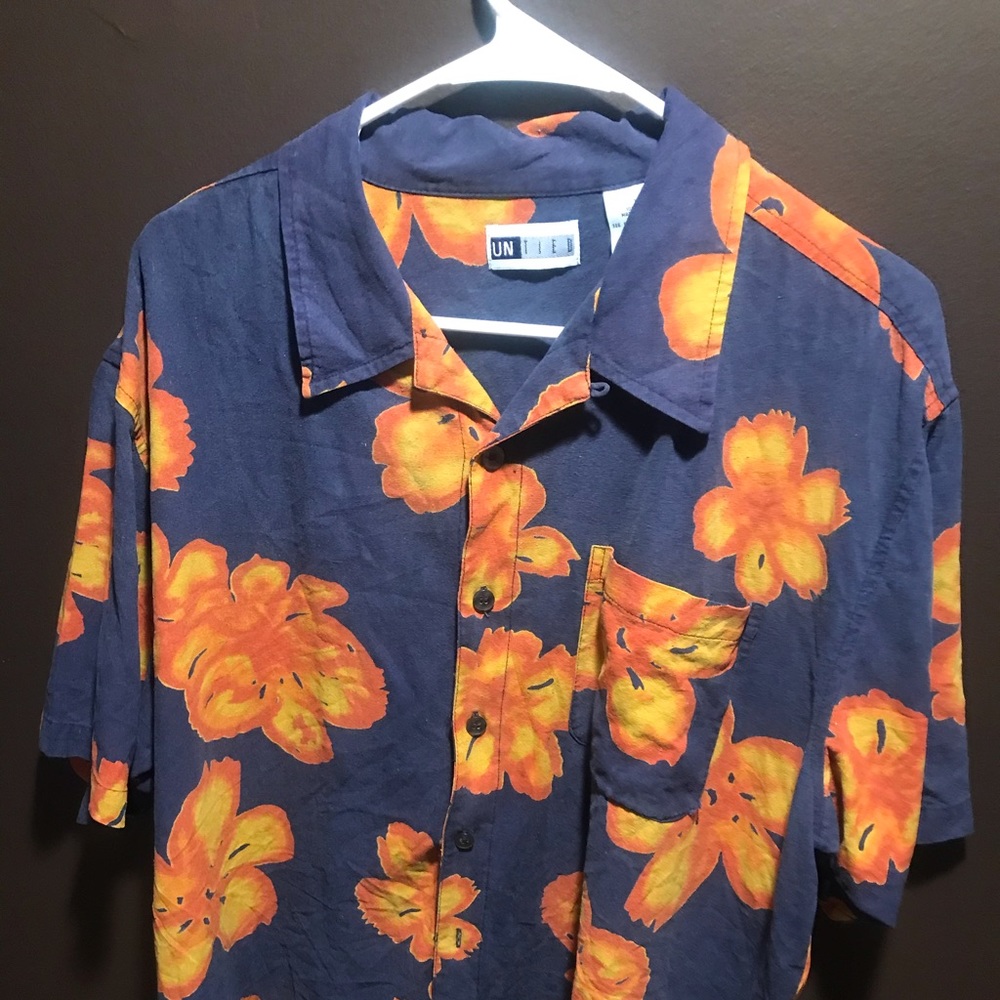 vintage button down